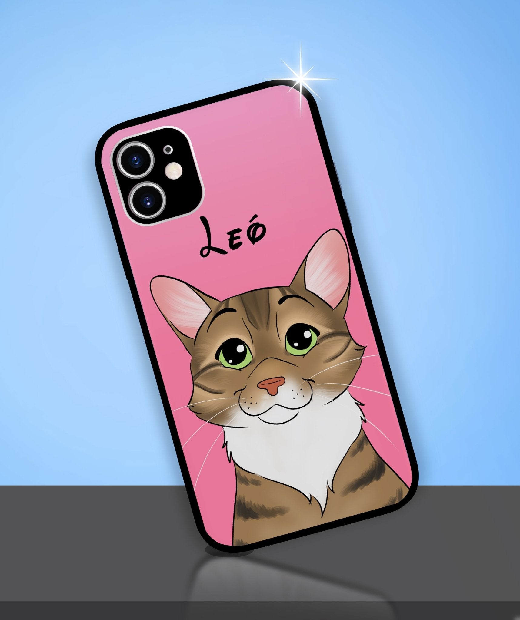 Custom Disney Pet Portrait Personalized Phone Case - With Pet's Disney Portrait - Adventures of Rubi