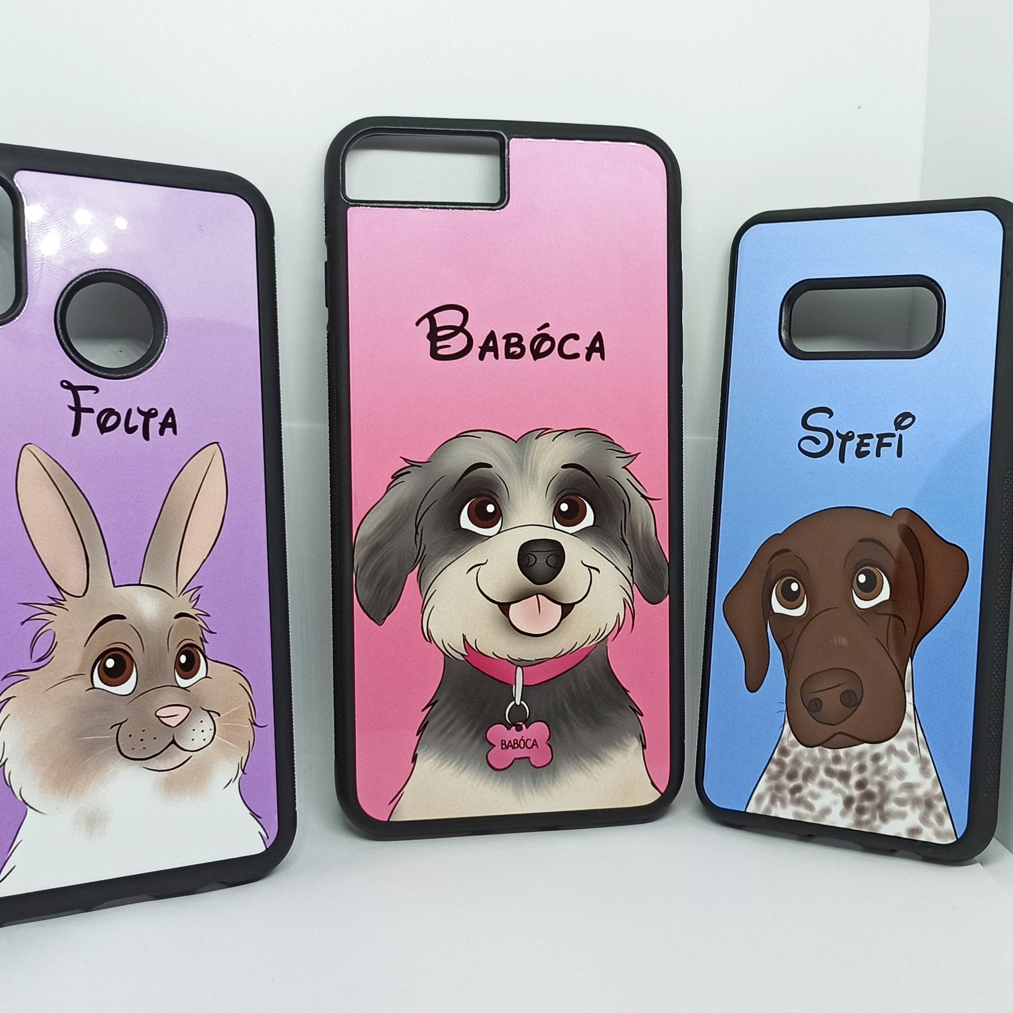 Custom Disney Pet Portrait Personalized Phone Case - With Pet's Disney Portrait - Adventures of Rubi