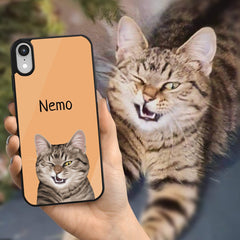 Custom Modern Vector Pet Portrait Personalized Phone Case - With Your Pet's Portrait - Adventures of Rubi