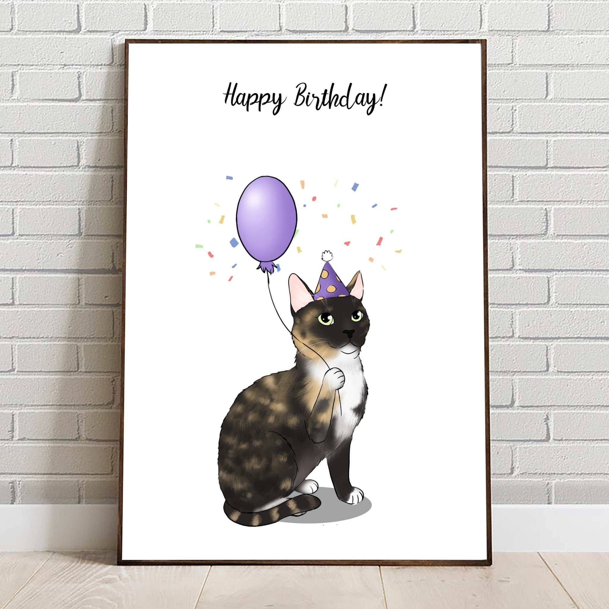 Custom Personalised Greeting Card / Birthday, Anniversay Card with Pet Portrait - Adventures of Rubi