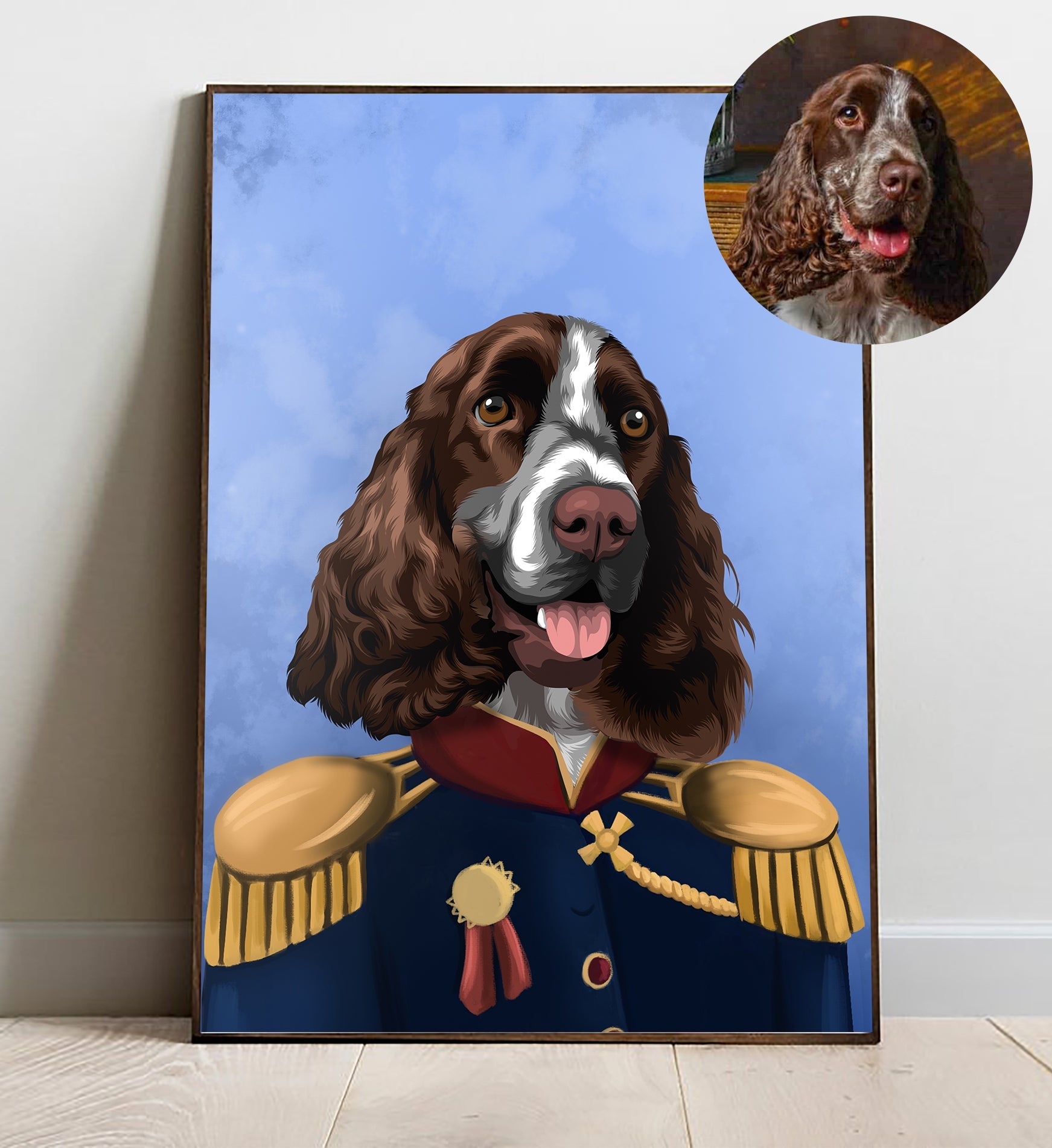 Custom Personalised Royal Pet Portrait - Turn your pet into a royalty! - Adventures of Rubi