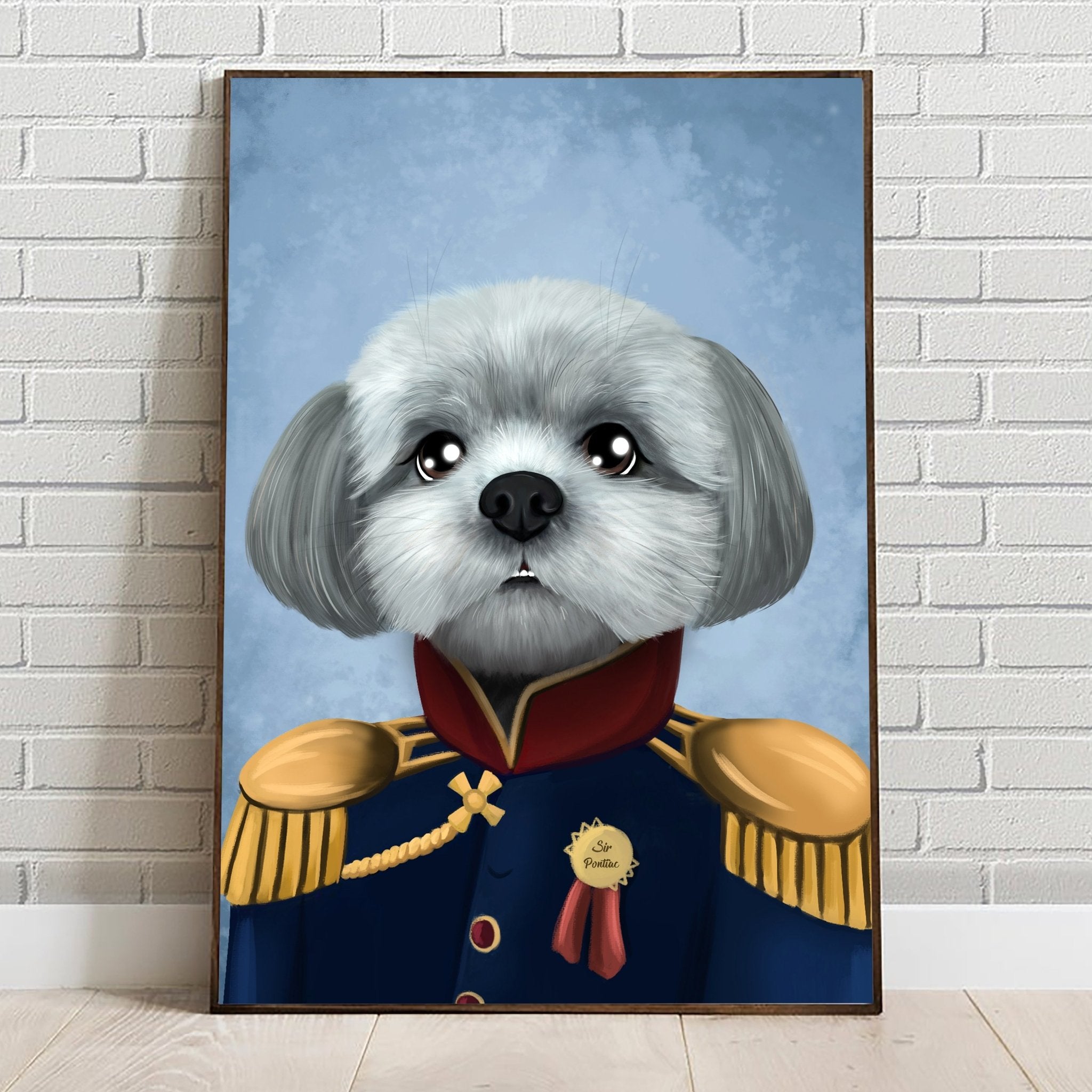 Custom Personalised Royal Pet Portrait - Turn your pet into a royalty! - Adventures of Rubi