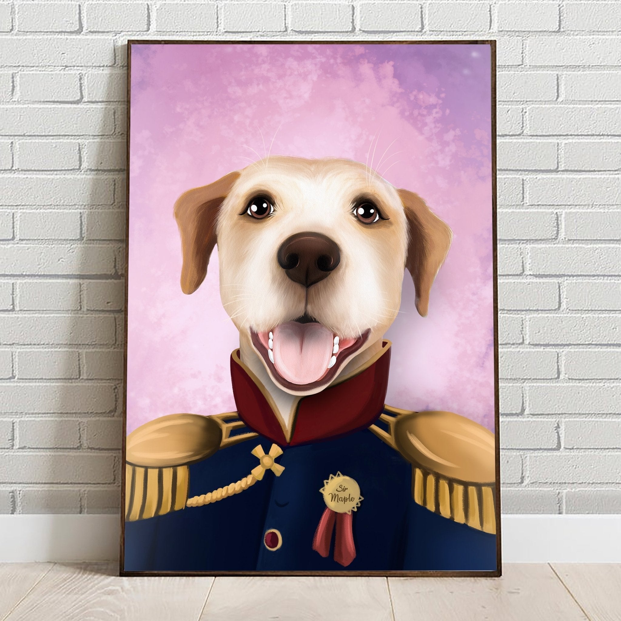 Custom Personalised Royal Pet Portrait - Turn your pet into a royalty! - Adventures of Rubi