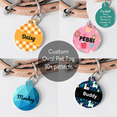 Custom Pet ID Tag - 25+ Pattern - Design Your Own! - Adventures of Rubi