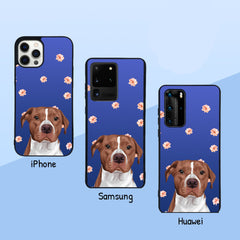Custom Phone Case with your Pet Portrait - Choose From 65+ Breeds - Design Your Own! - Adventures of Rubi
